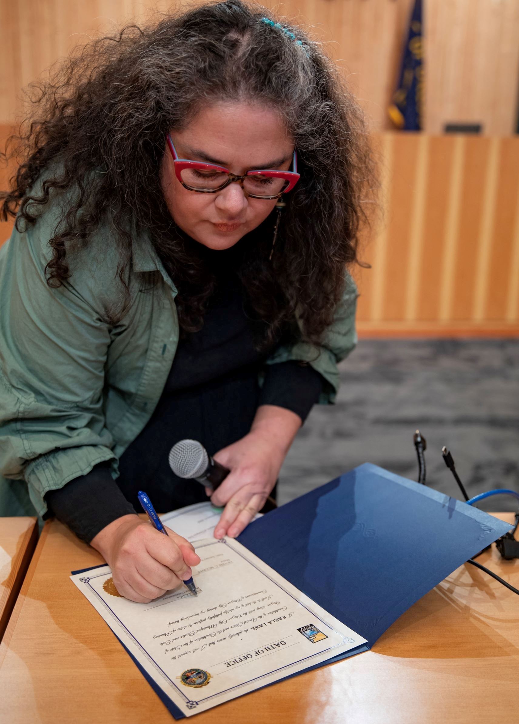 Karla Laws signing 2