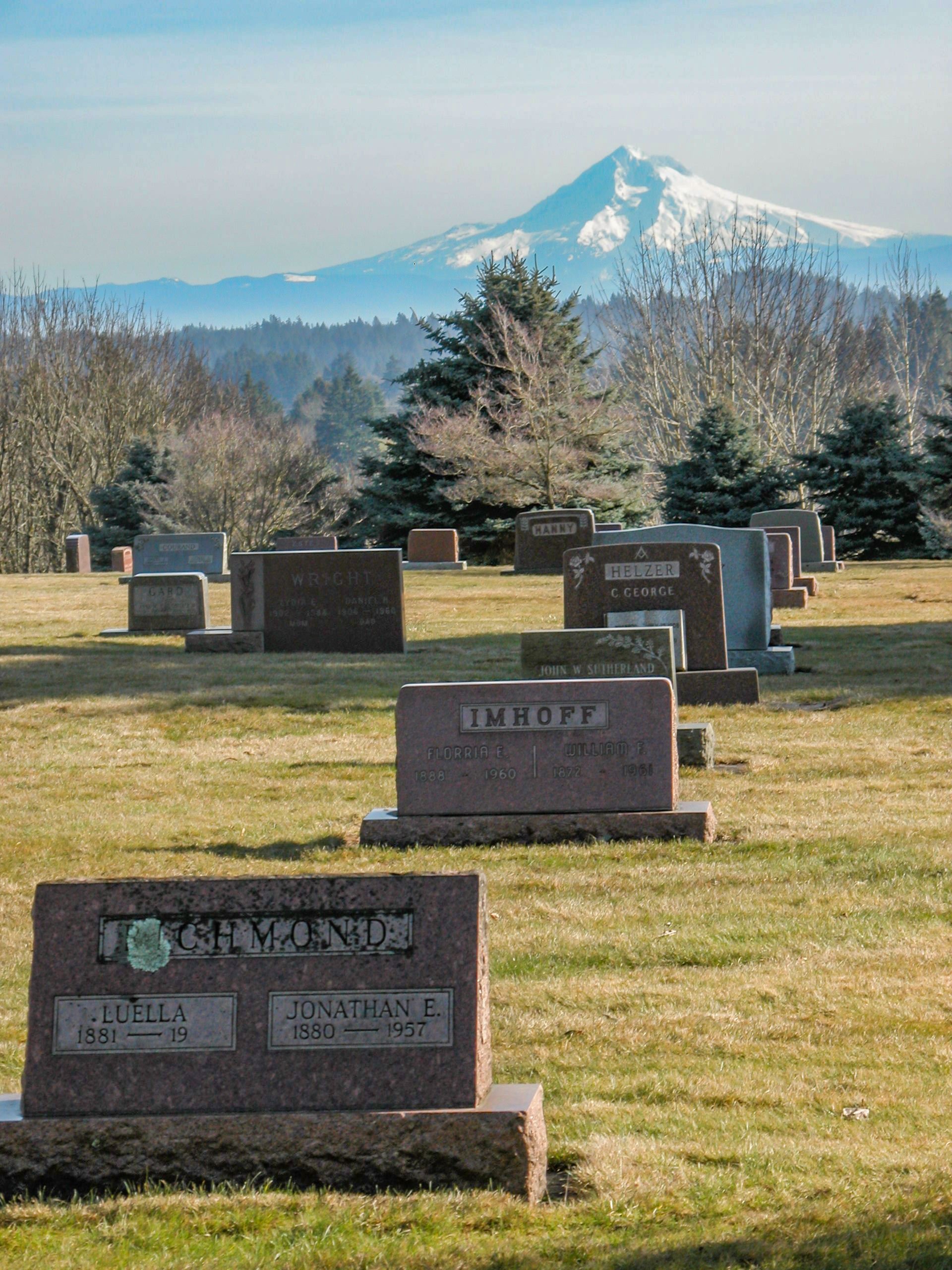 Cemetery Mt. Hood View