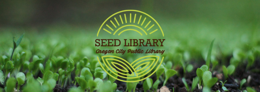 Oregon City Public Library Seed Library logo