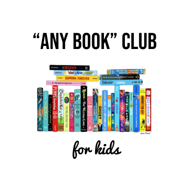 any books book club. shelf of books