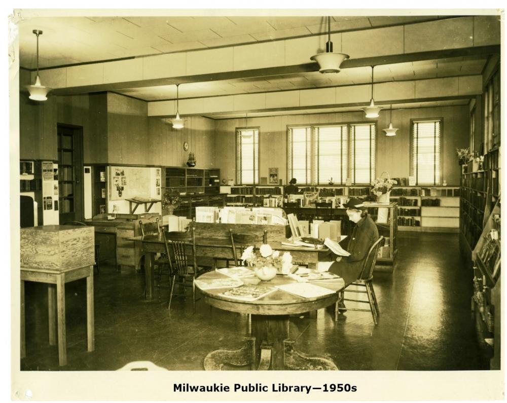 Milwaukie Public Library, 1950s