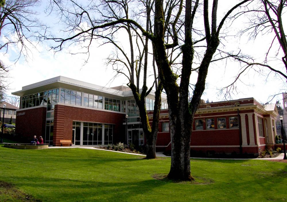 SW Entrance Wide View, Sunny 2