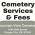 Cemetery Pricing