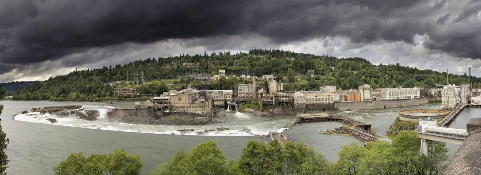 Willamette Falls Panorama