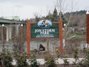 Jon Storm Park Sign