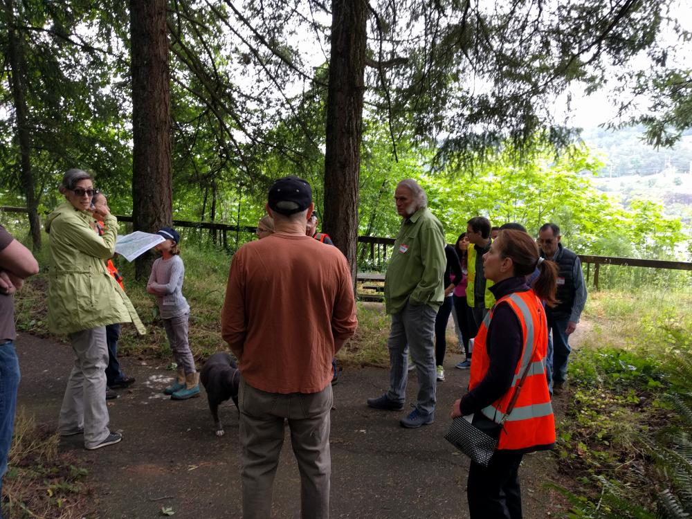 MCT Advisory Group Members Talking in Old Canemah Park Photo 2