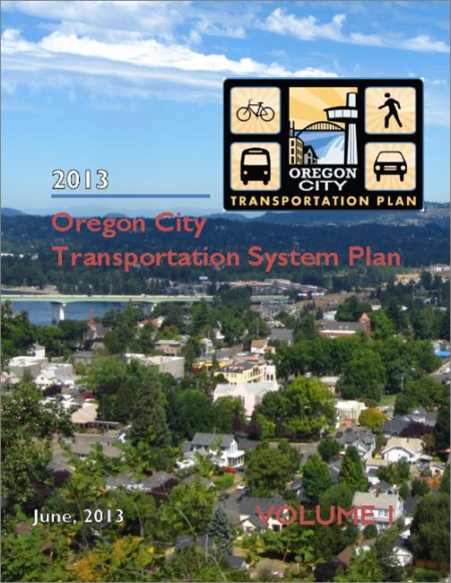 Transportation System Plan 2013 Cover