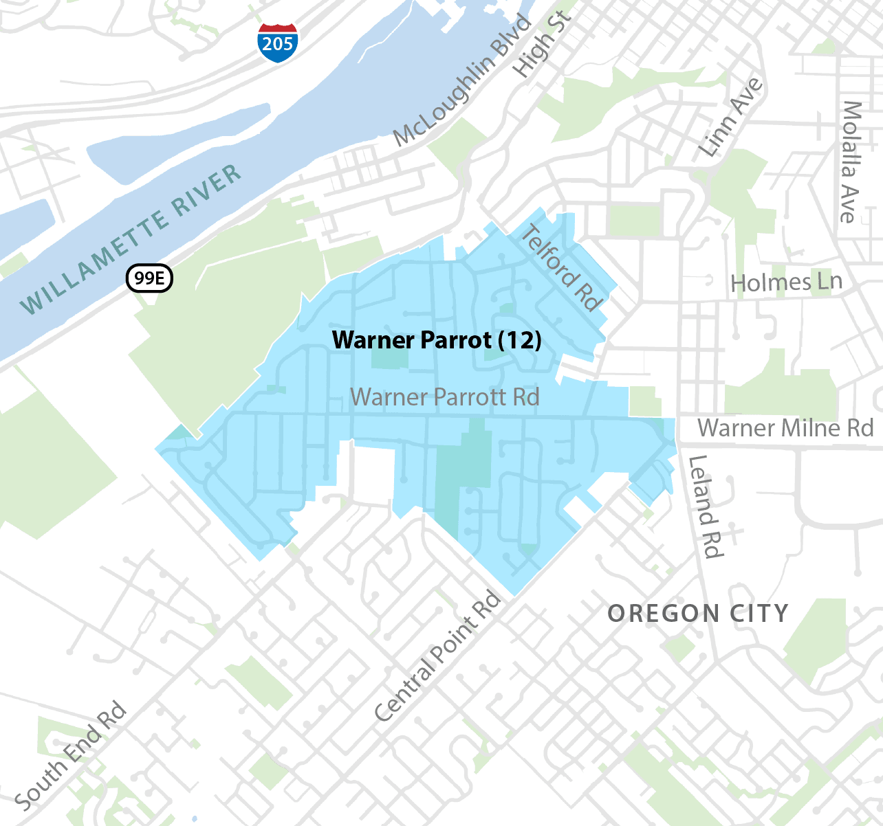 Warner Parrot Basin, map, sewer repair, I&I