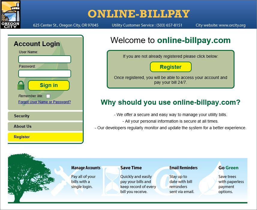 Online-BillPay Portal
