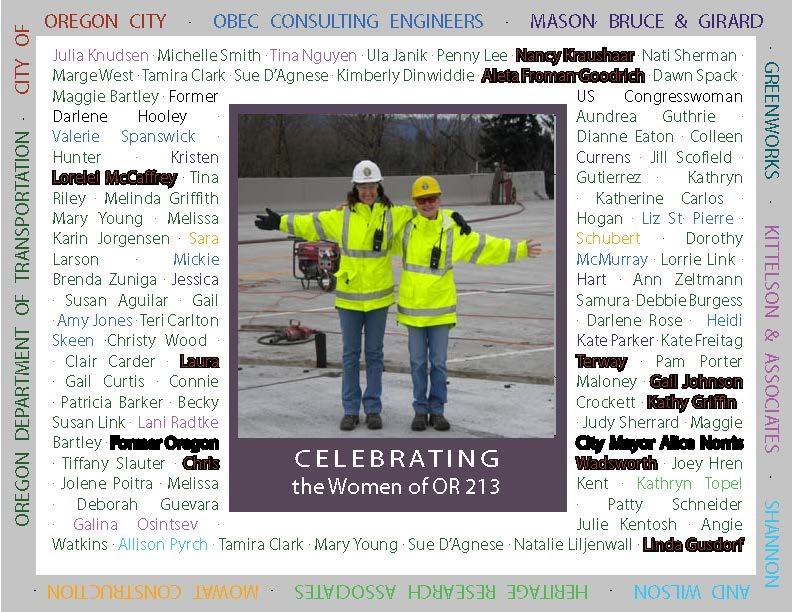 Advancing Women in Transportation (WTS) Celebrating Women of OR 213