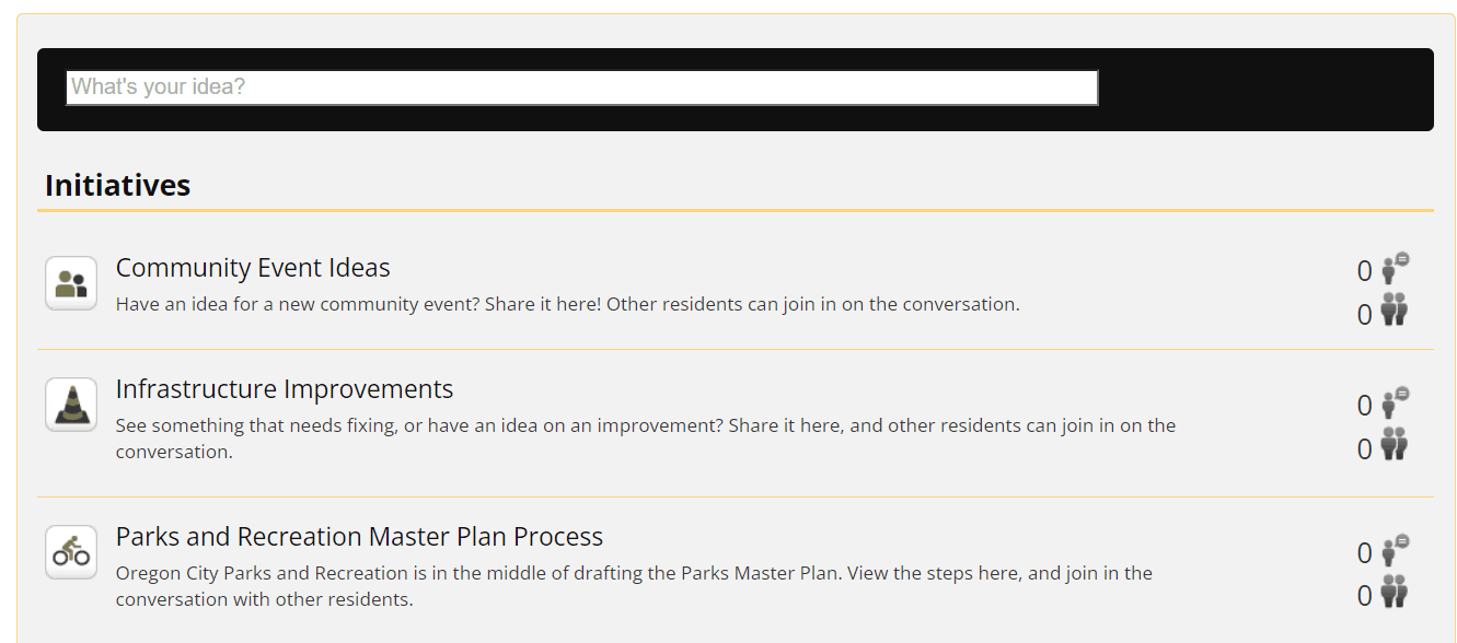 new community voice screenshot